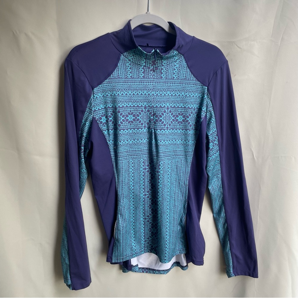 Prana quarter zip running yoga athletic jacket XL
